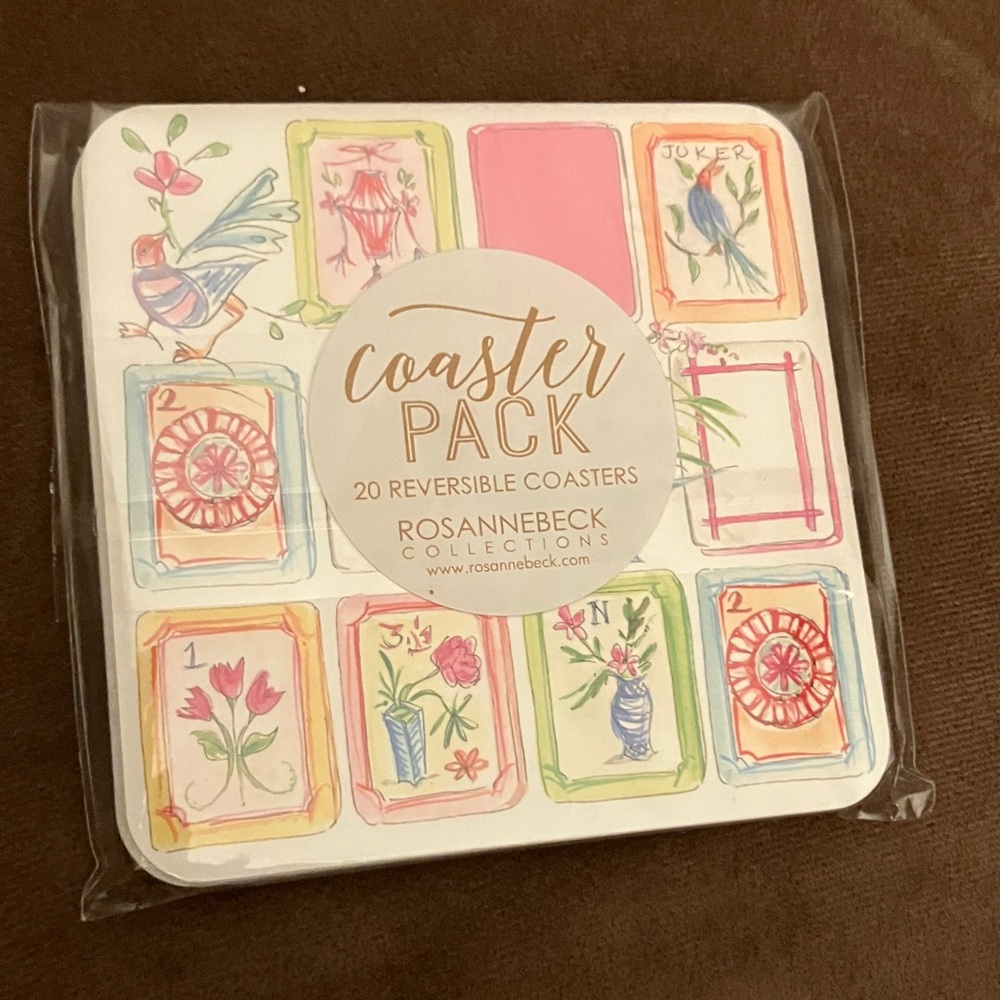 Reversible Coaster Pack - Multicolor